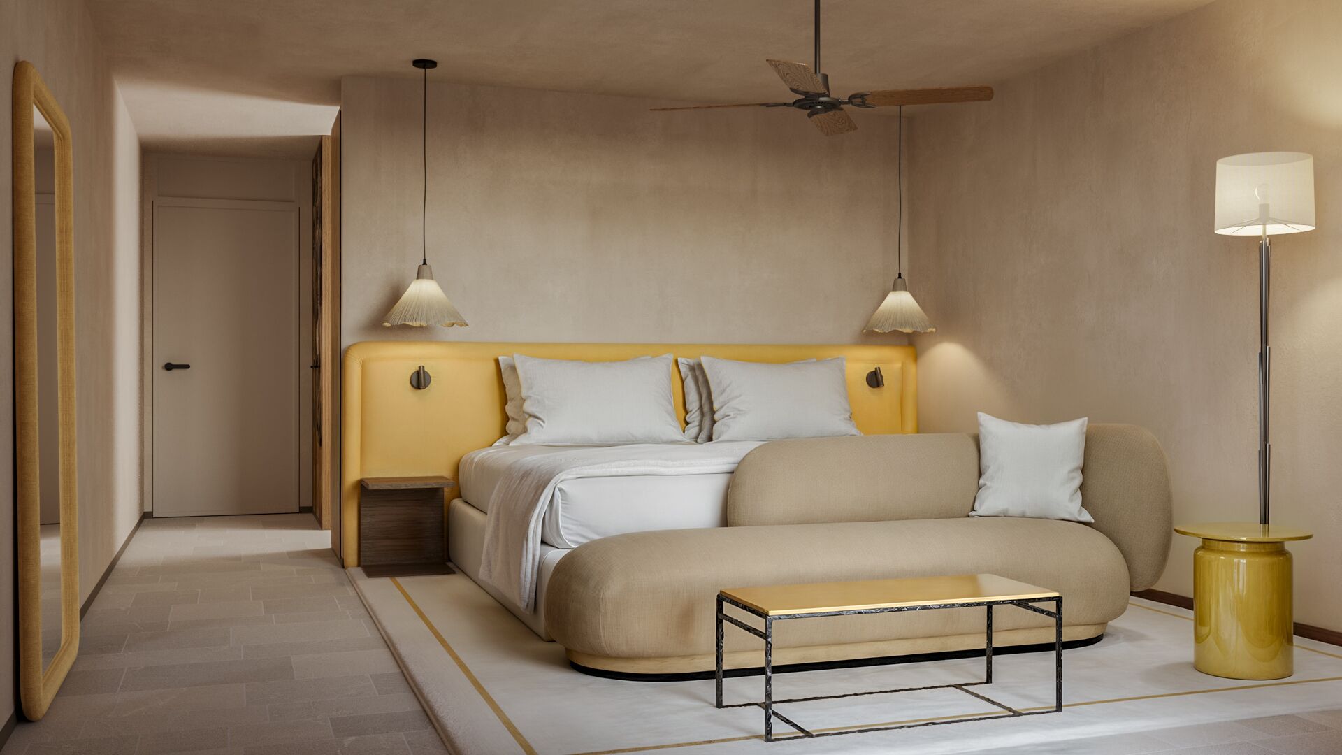 Doppia Superior, vista mare | Biancheria da letto di alta qualità, minibar, una cassaforte in camera