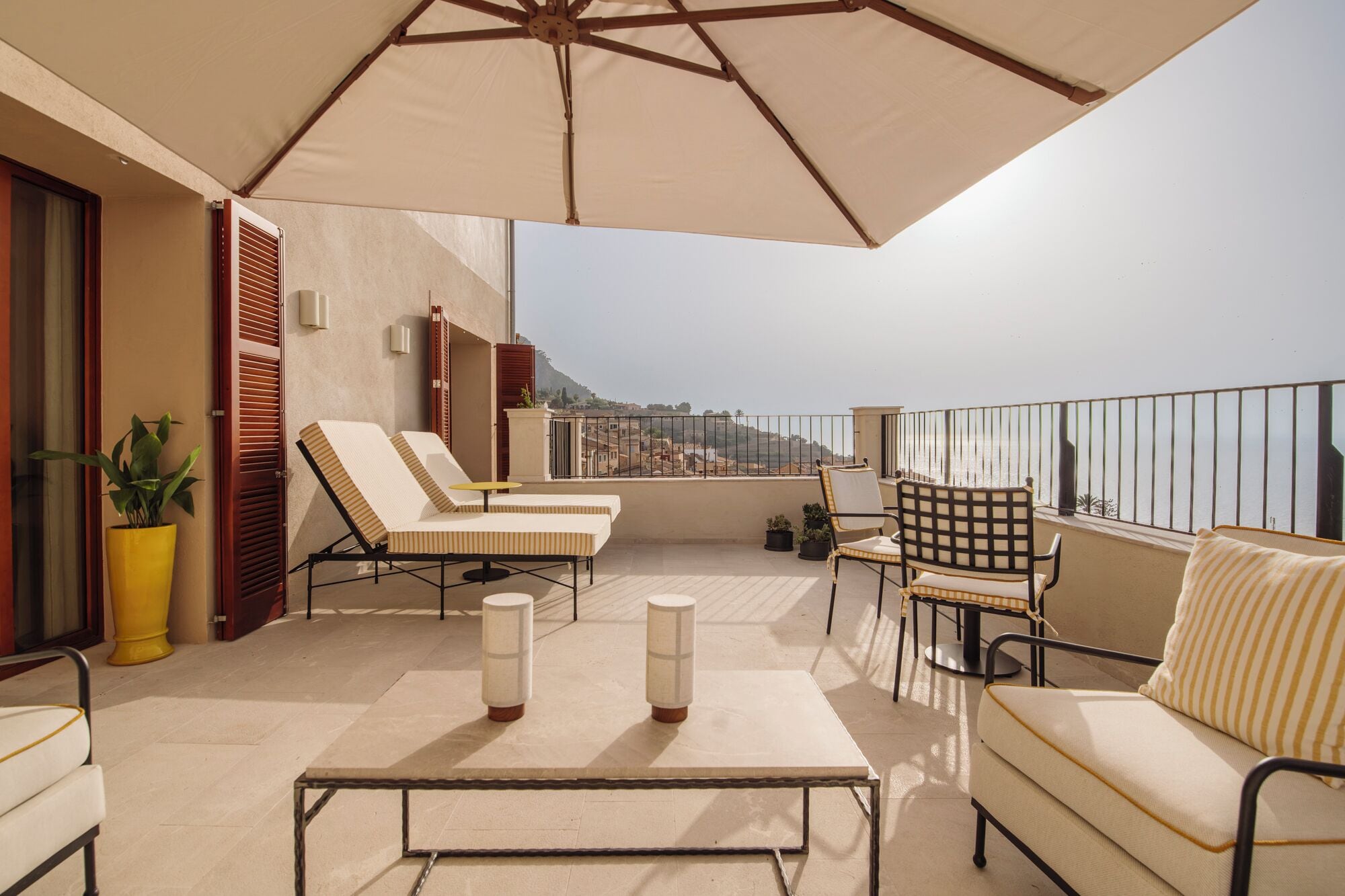 Suite Présidentielle, terrasse, vue mer | Terrasse/Patio