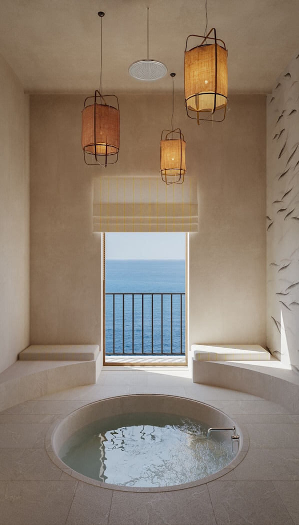 Deluxe Suite, Terrace, Sea View | Premium bedding, minibar, in-room safe, individually decorated - Gran Hotel Margalida Mallorca by Annua Signature - New Opening (Banyalbufar)