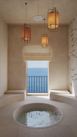 Deluxe Suite, Sea View | Premium bedding, minibar, in-room safe, individually decorated - Gran Hotel Margalida (Banyalbufar)