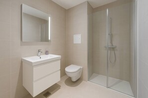 Apartment, 1 Bedroom, Accessible, Smoking | Bathroom - Double Bed Sofa Very Central Early Check Modern (Oslo)