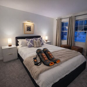 3 chambres, coffres-forts dans les chambres, fer et planche à repasser