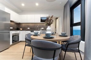 Fridge, oven, stovetop, dishwasher - EIR Two Bedroom Penthouse (Reykjavík)