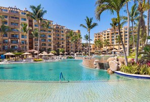 Outdoor pool, a heated pool - 2-Bedroom Villa at Flamingos-Full Resort Access & Ocean Breezes (Bucerías)