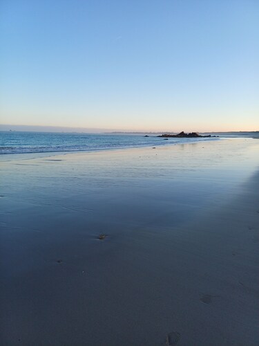 Chalet „Bord de Mer à Ode Vras“ mit privater Terrasse, Garten und WLAN