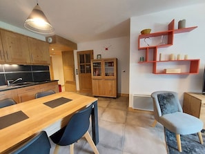 Dining - Bright apartment with balcony and parking, Valmorel (Valmorel)