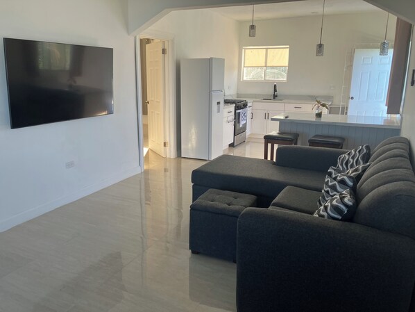 Smart TV - So Suite, Negril.  Brand new top floor 2BR with Seaview Balcony. (West End)