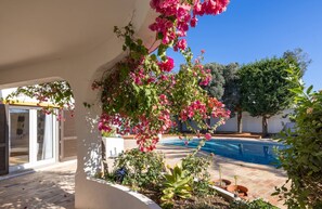 Una piscina riscaldata