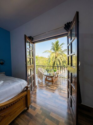 Blick vom Balkon