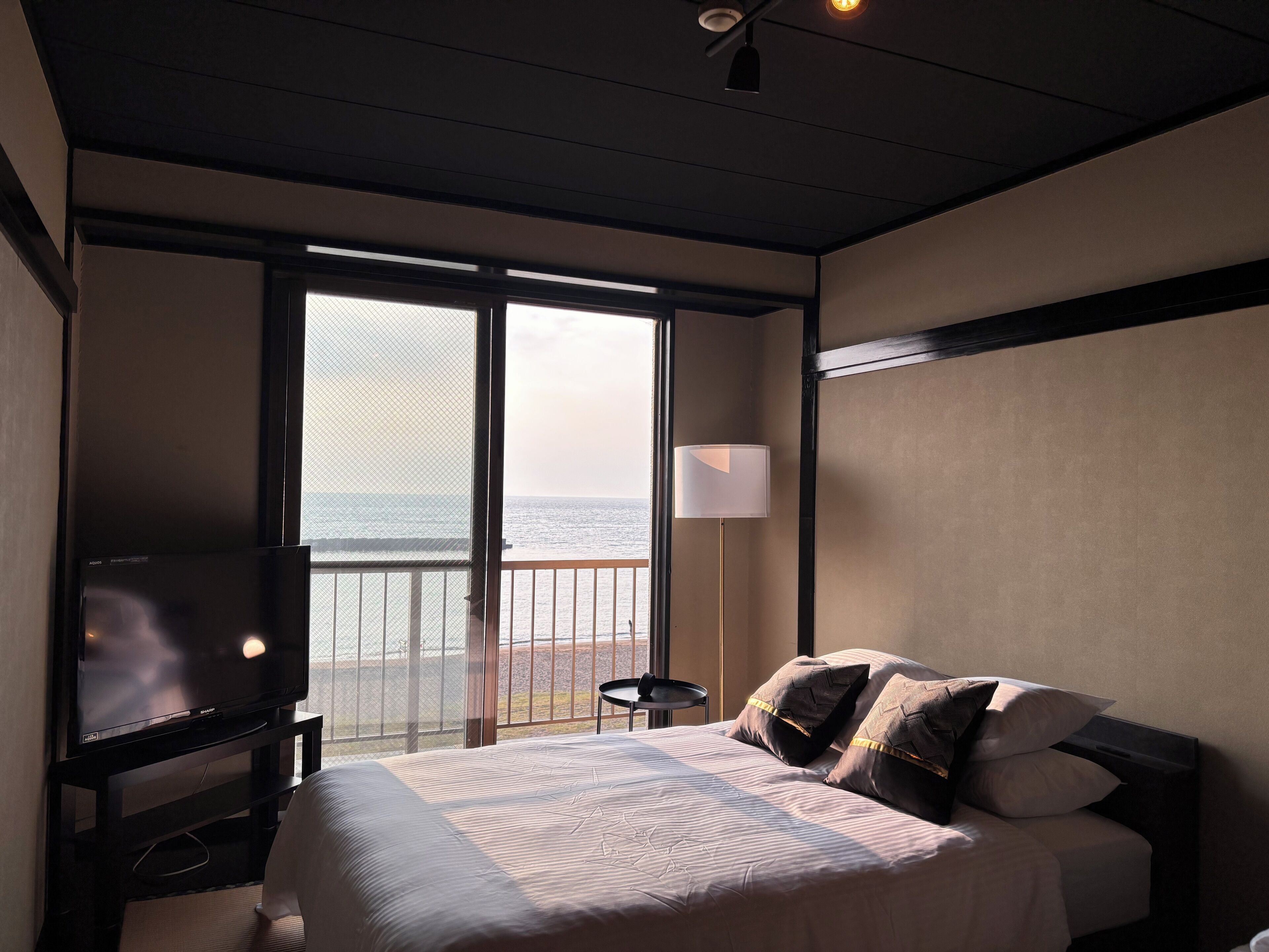 Japanese-style Double Room, Balcony, Sea View | Blackout curtains, free WiFi