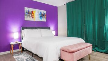 Iron/ironing board, free WiFi, bed sheets