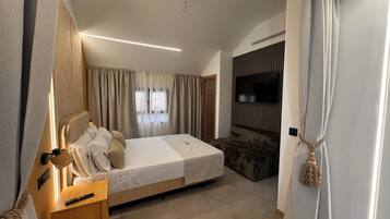 Luxury-Doppelzimmer, 1 Schlafzimmer, Gartenblick