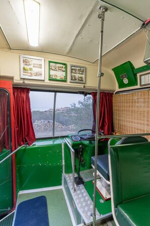 Interior - A one of a kind bus stay with gorgeous views (In-Nadur)