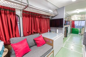Interior - A one of a kind bus stay with gorgeous views (In-Nadur)