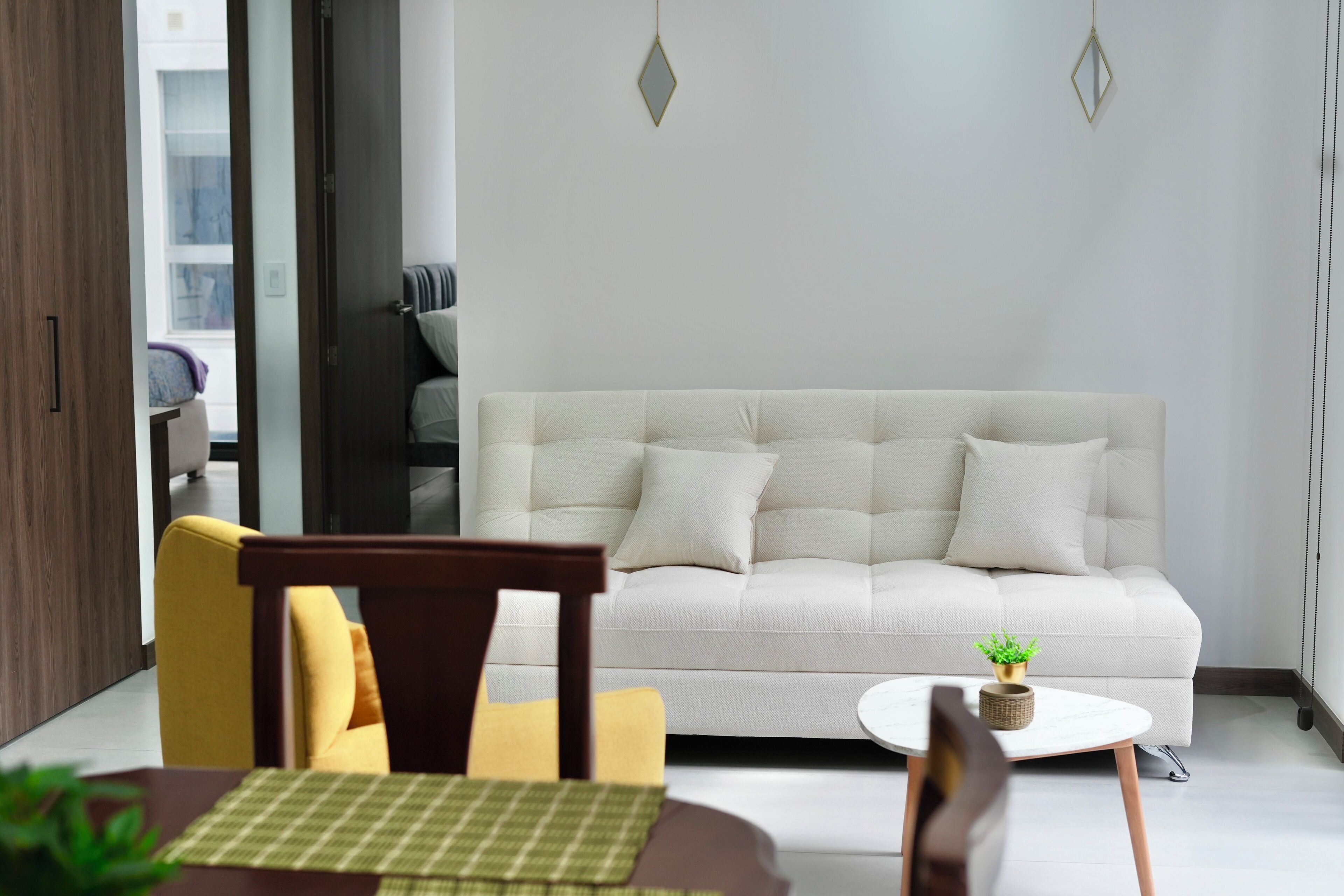 Apartamento superior, vistas a la ciudad | Zona de estar