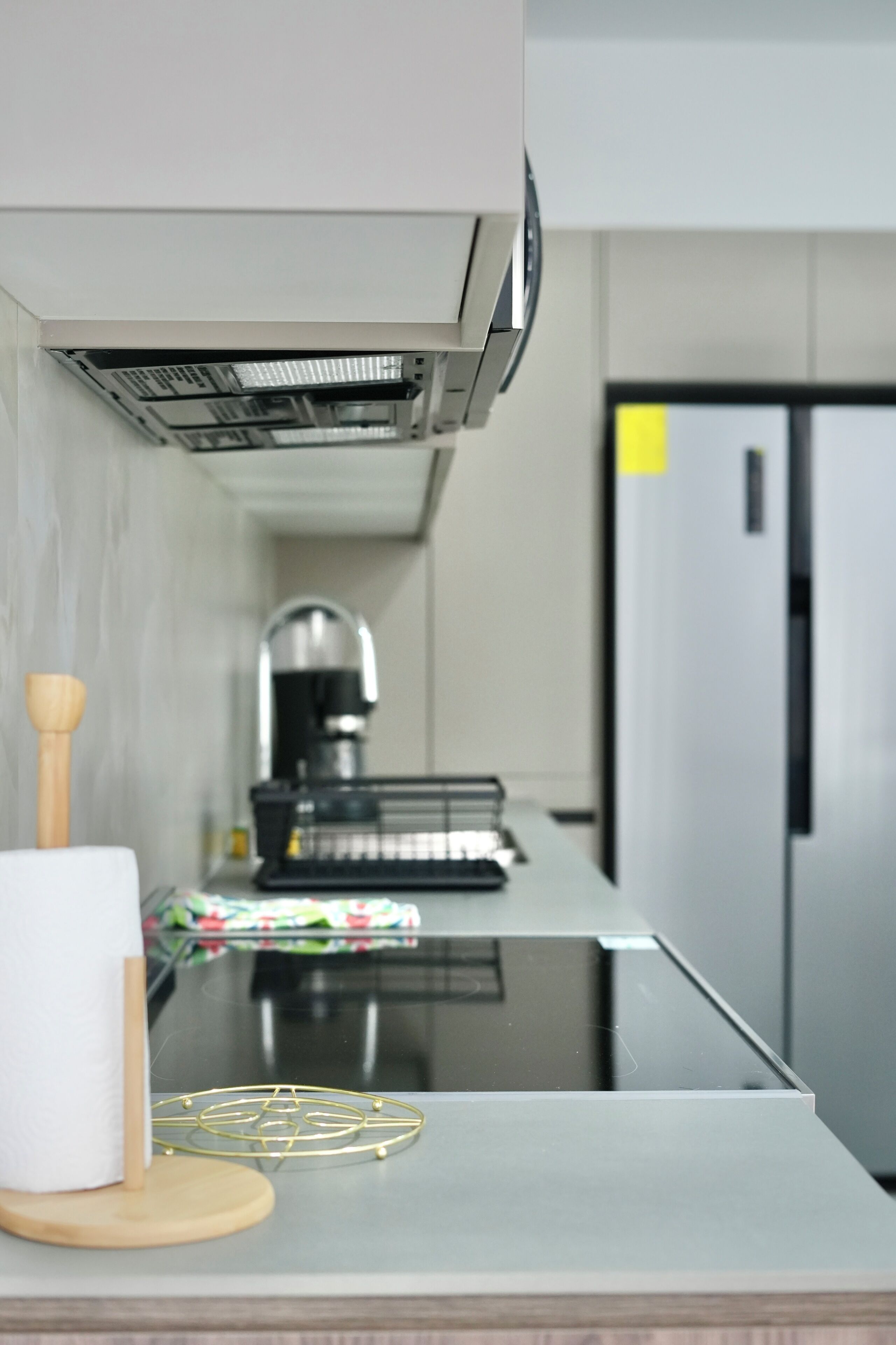 Superior-lejlighed - byudsigt | Privat køkken | Mikrobølgeovn, kogeplade, køkkentøj/tallerkener/redskaber