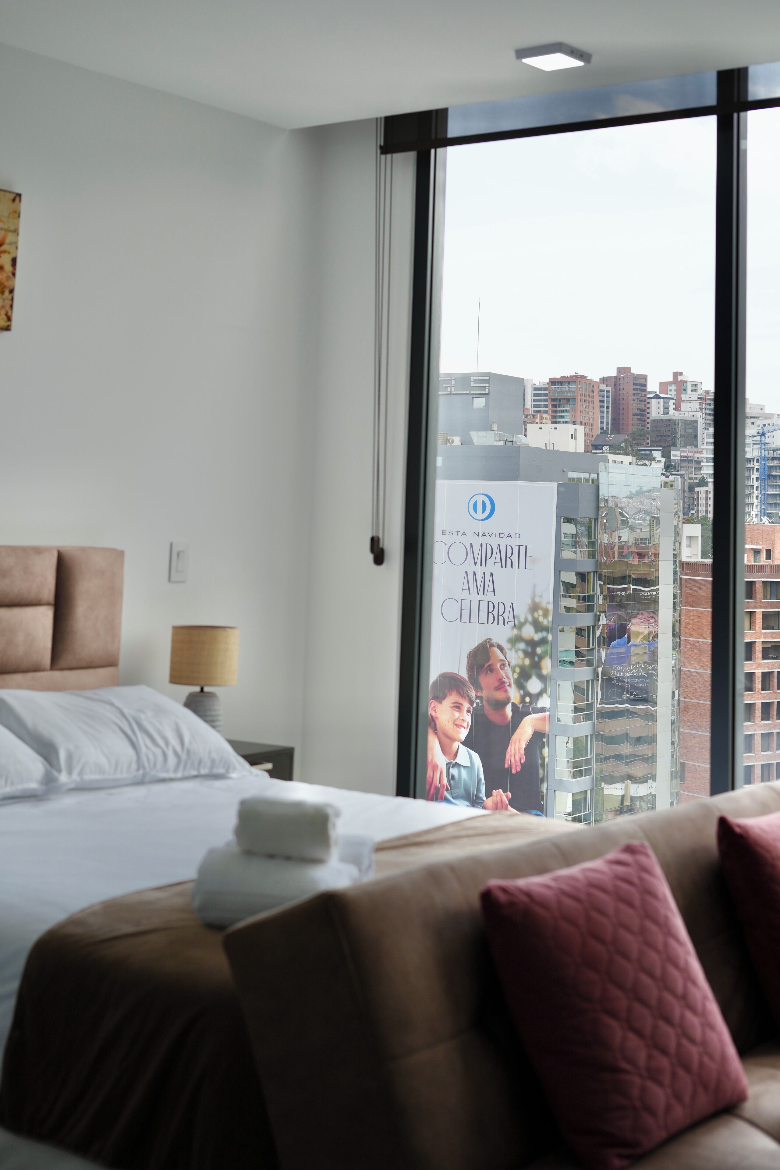 Comfort Studio, City View | Desk, laptop workspace, blackout curtains, iron/ironing board