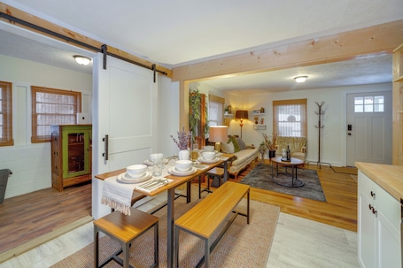 House (3 Bedrooms) | Interior. Walk to Dtwn Fayetteville: Family Home w/ Fire Pit