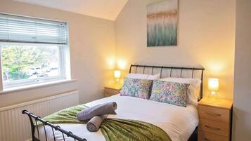 4 bedrooms, iron/ironing board, travel crib, WiFi