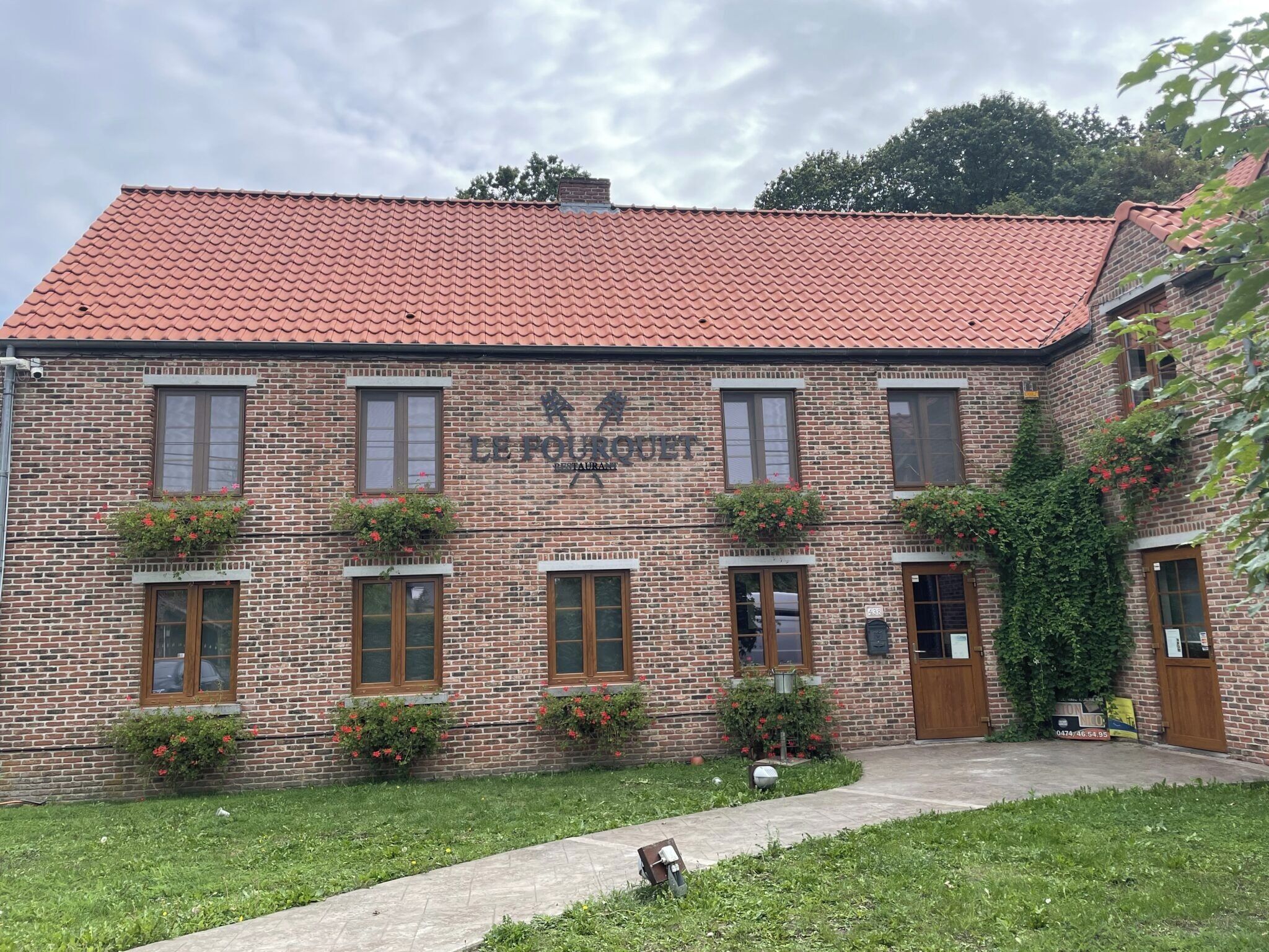 Overnatningsstedets facade