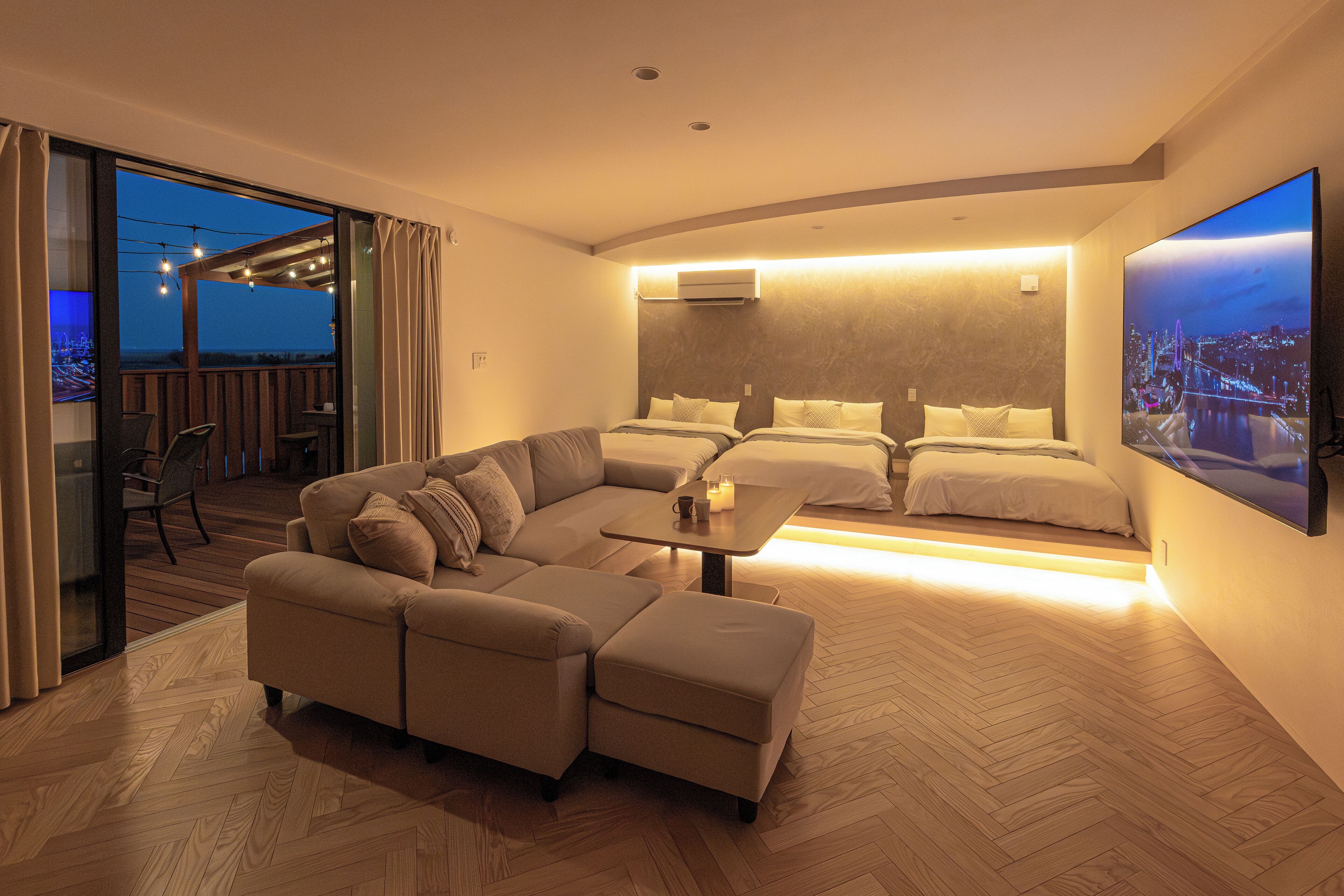 デラックス ヴィラ 禁煙 オーシャンフロント | デスク、ノートパソコン用作業スペース、遮光カーテン、WiFi (無料)