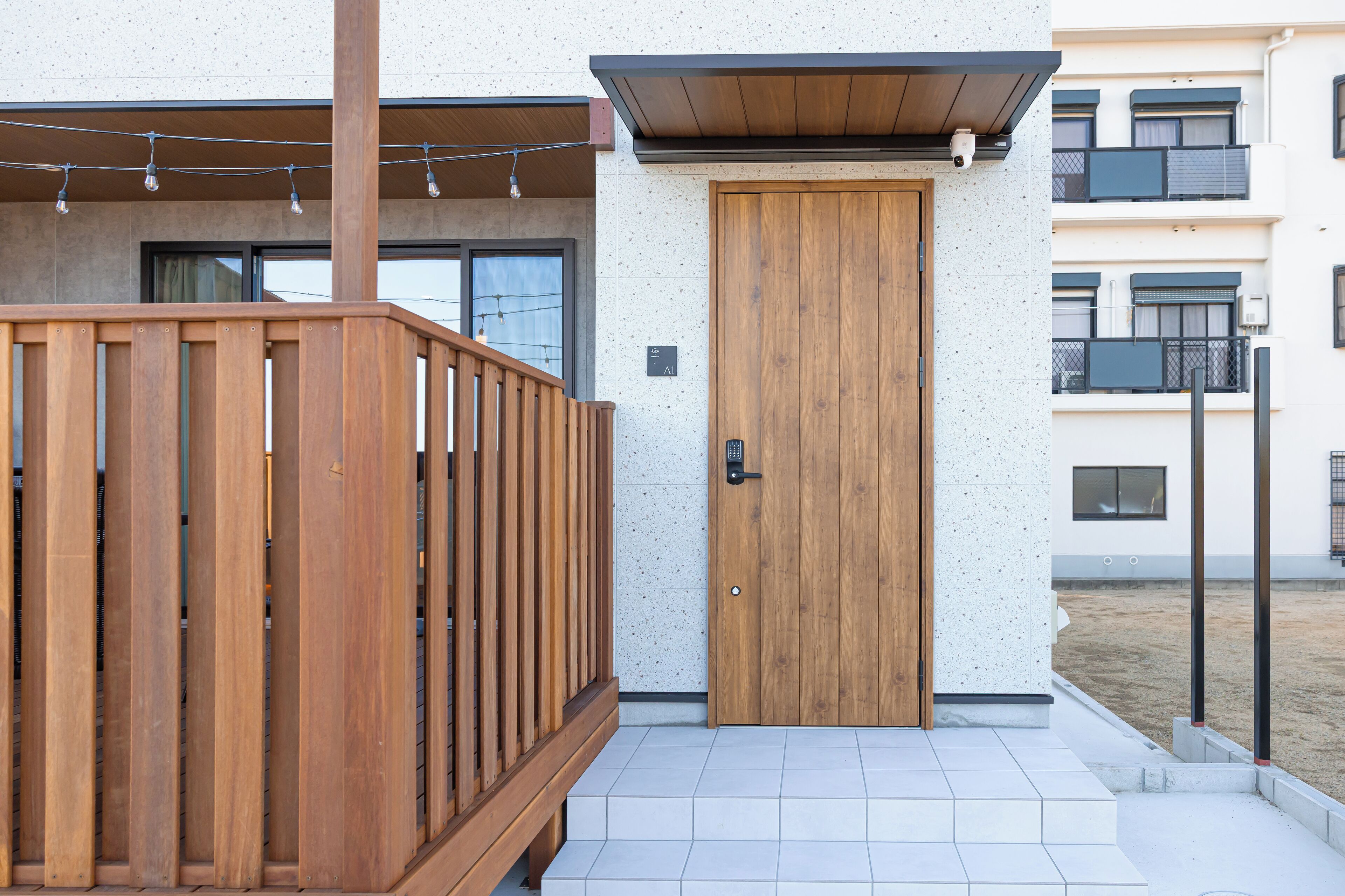 숙박 시설 입구