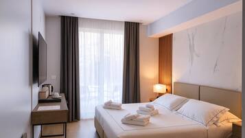 Chambre Supérieure Double ou avec lits jumeaux, balcon