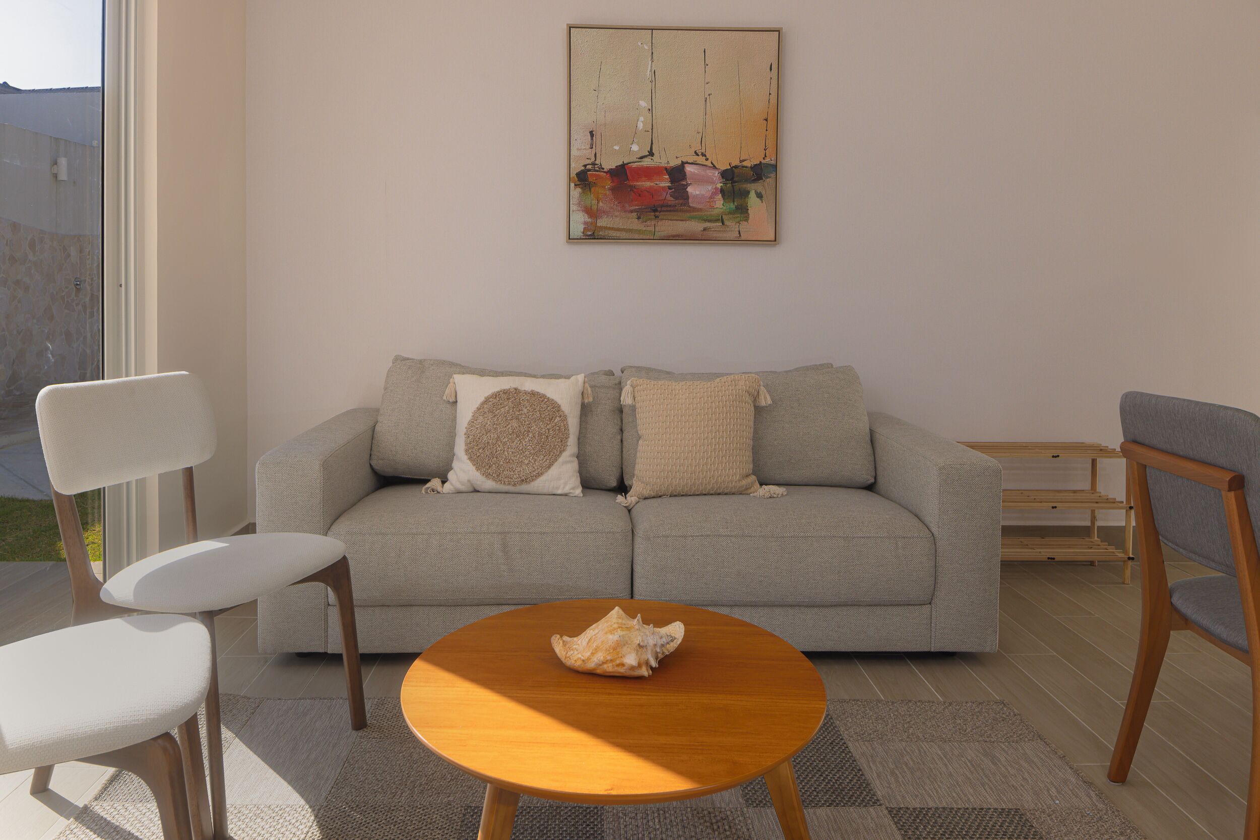 Premium Villa, Garden View | Living area | 50-inch Smart TV with cable channels