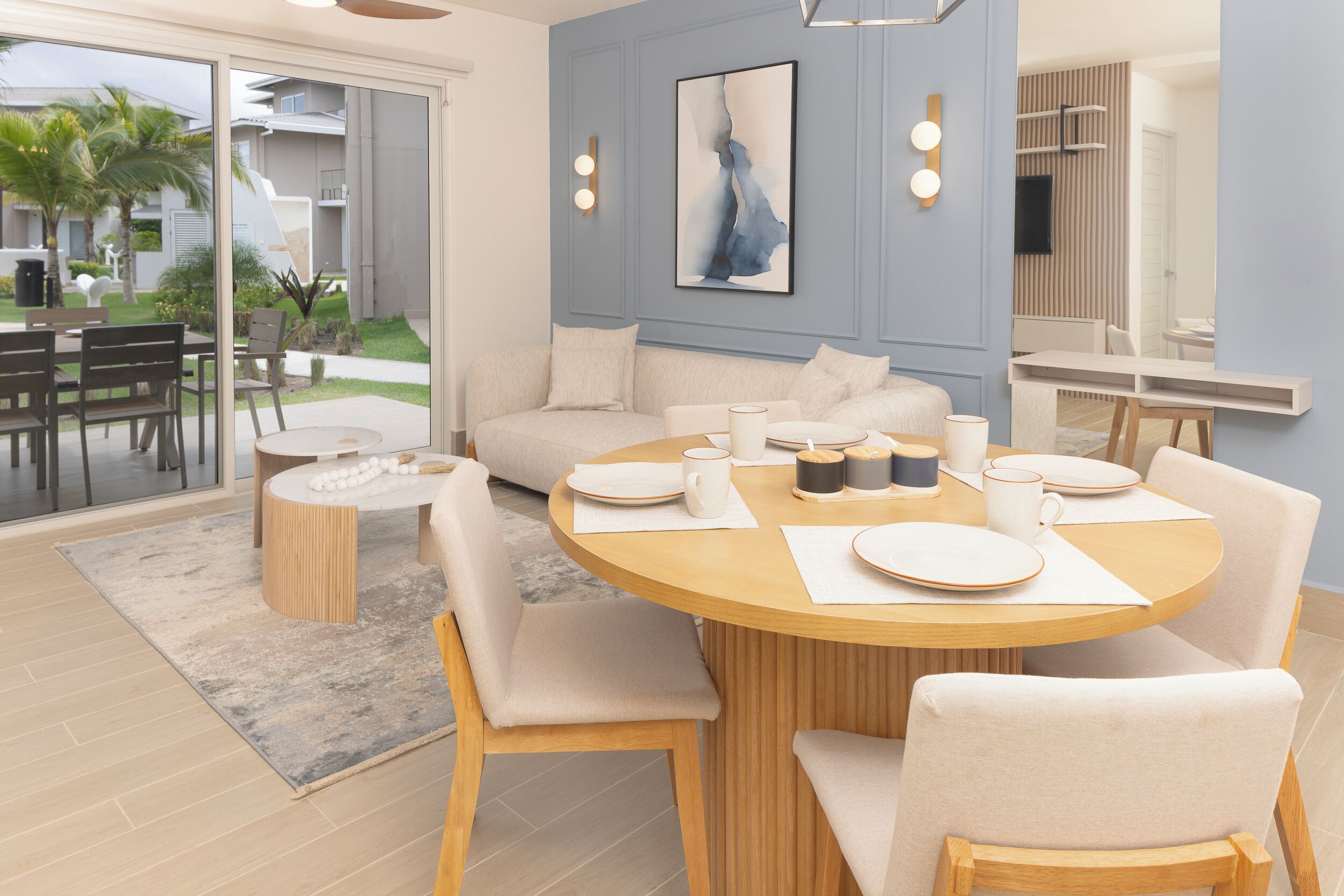 Biệt thự Premium, quang cảnh vườn | Khu phòng khách