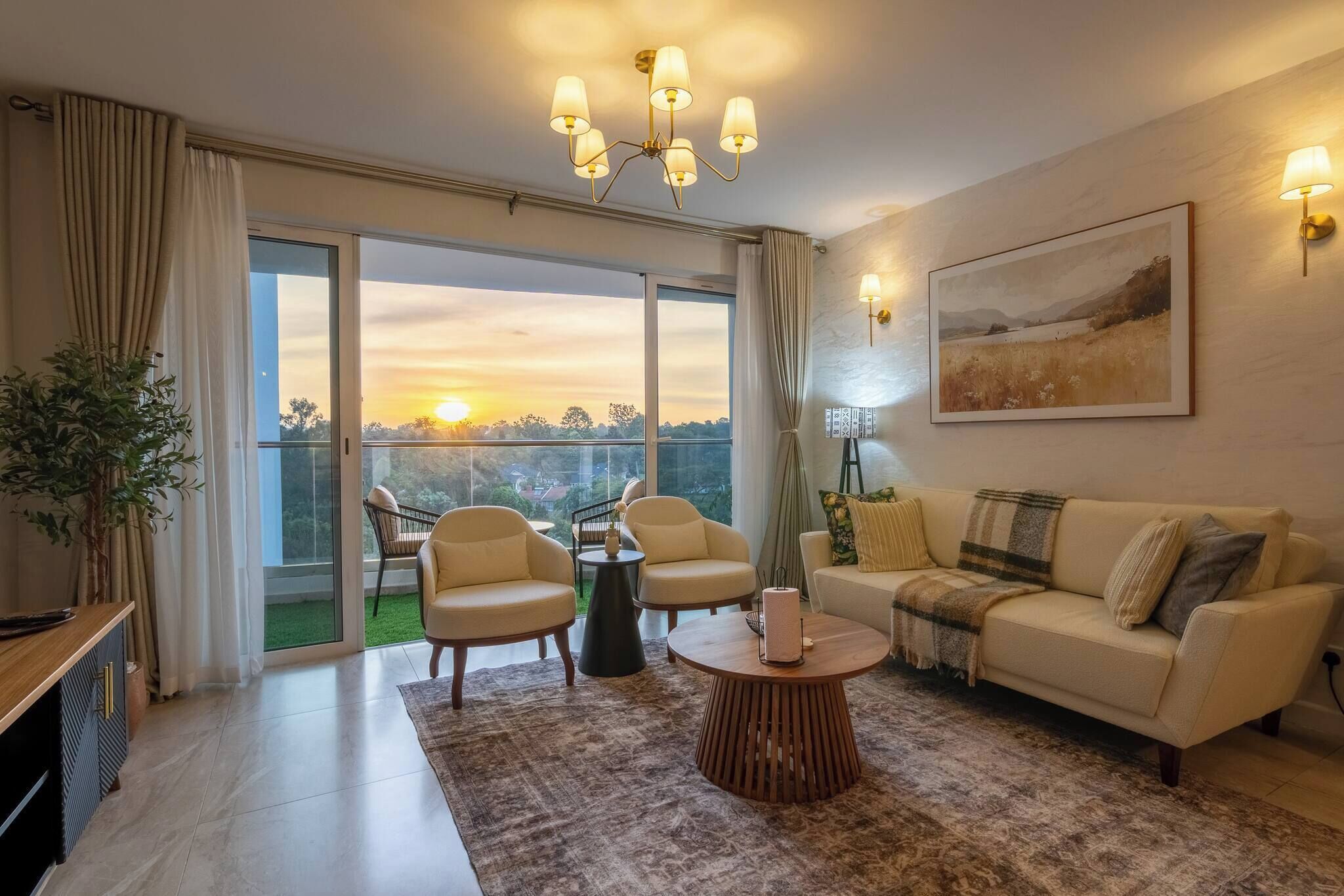 Apartment, 2 Bedrooms, Accessible, Balcony | Living room