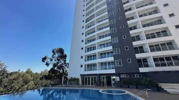 Apartment, 2 Bedrooms, Accessible, Balcony | Pool | Outdoor pool
