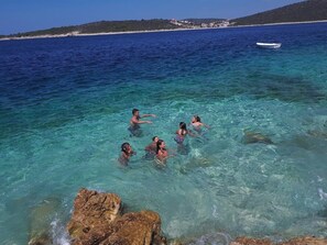 Apartment, 1 Bedroom, Accessible, Smoking | Beach - Studio Apartman Maslina in Zaglavice With Great View (Marina)