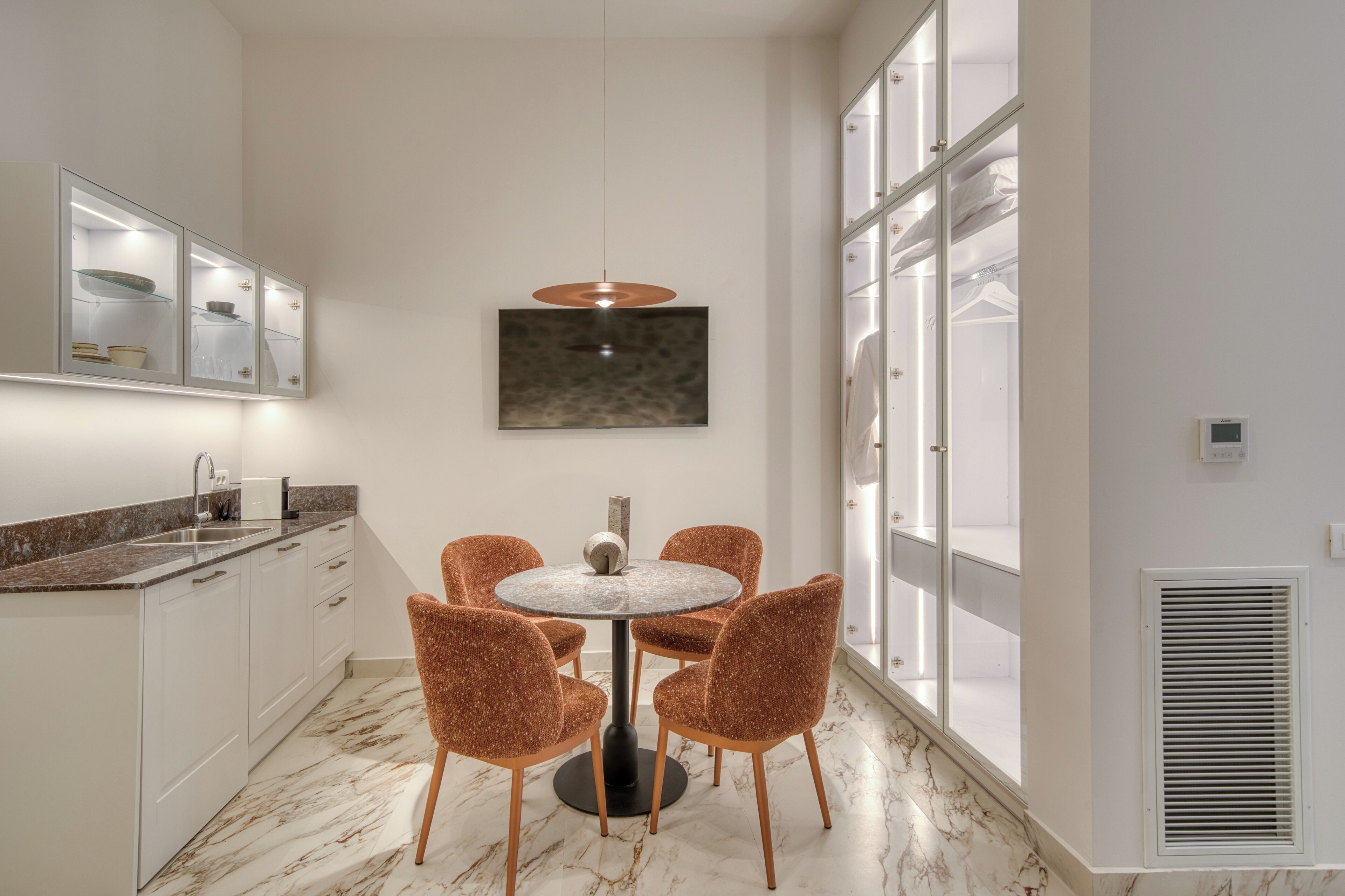 In-room safe, laptop workspace, blackout curtains, soundproofing