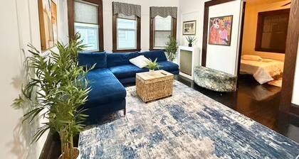 spacious apartment with NYC views