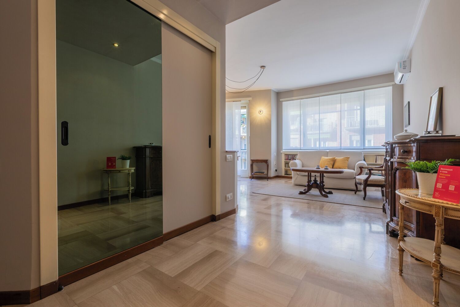 Basic Apartment, Balcony | Living room