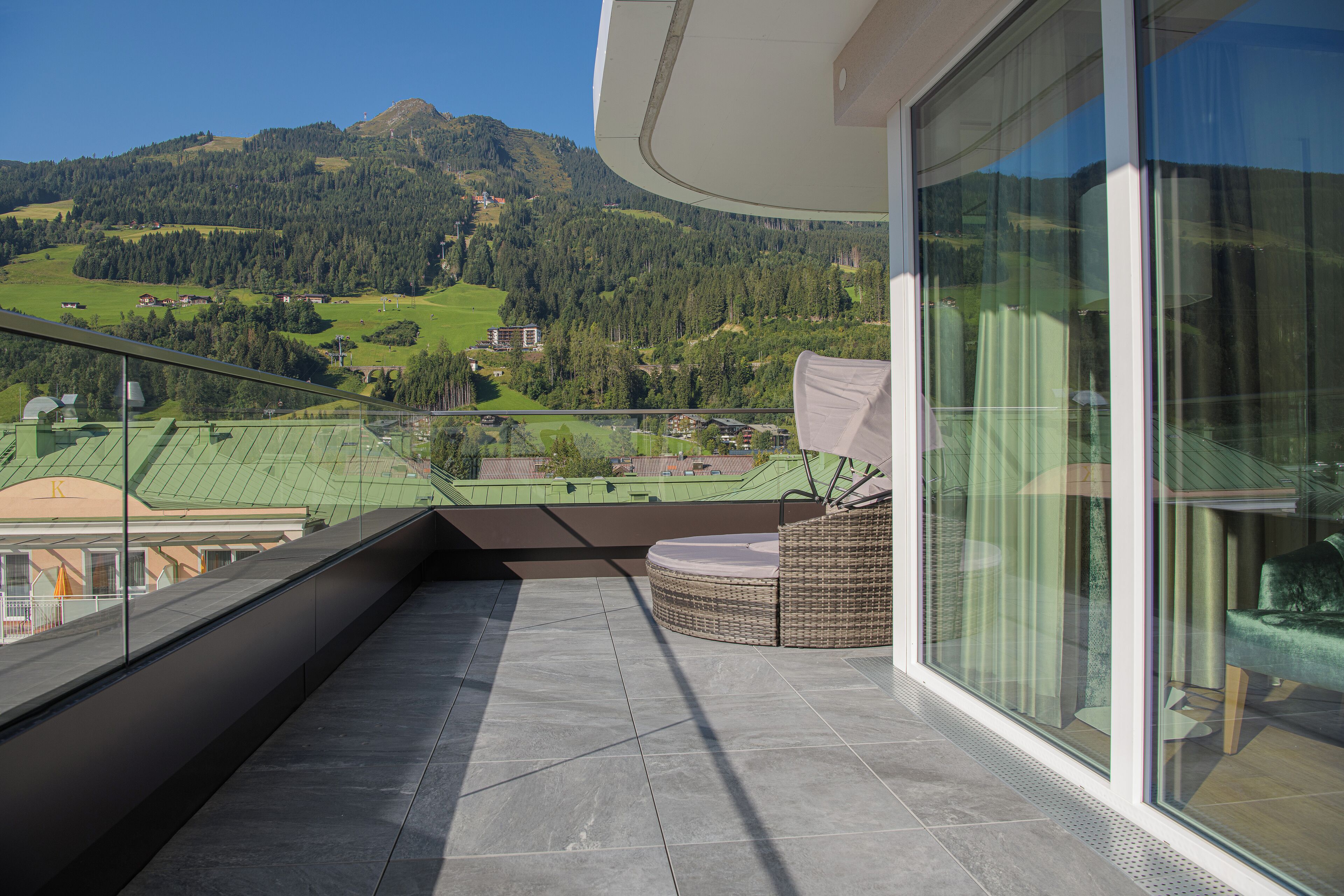 Appartement Standard, 2 chambres, balcon, vue montagne | Vue depuis le balcon