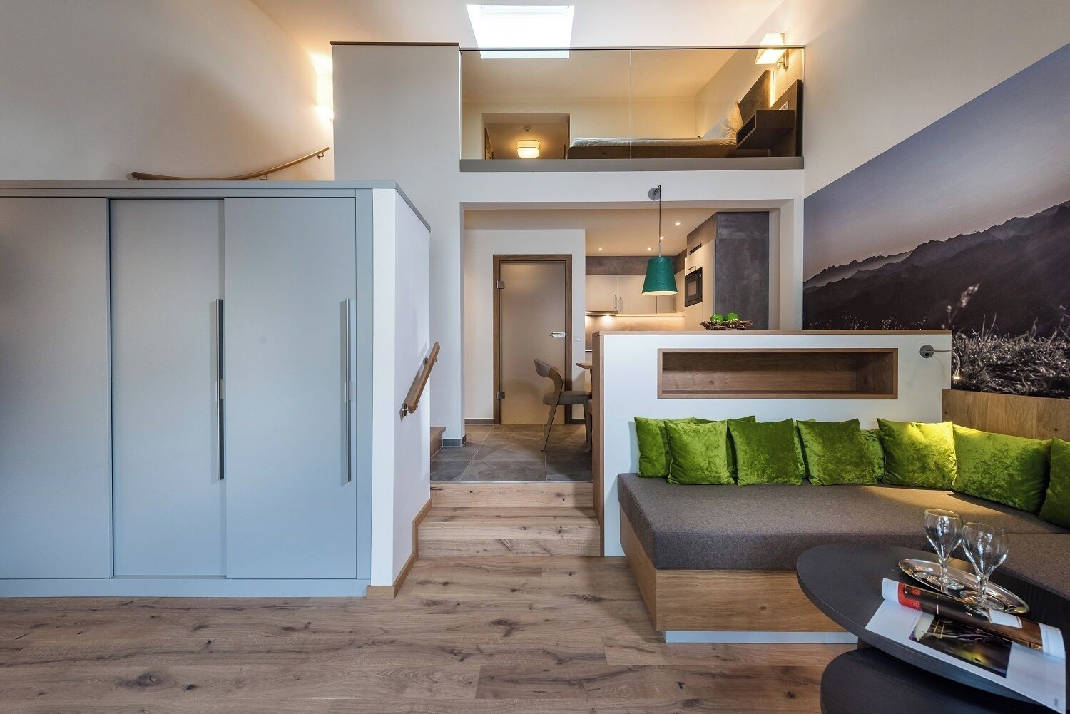 Apartemen Standar, 2 kamar tidur, balkon, pemandangan gunung | Area keluarga