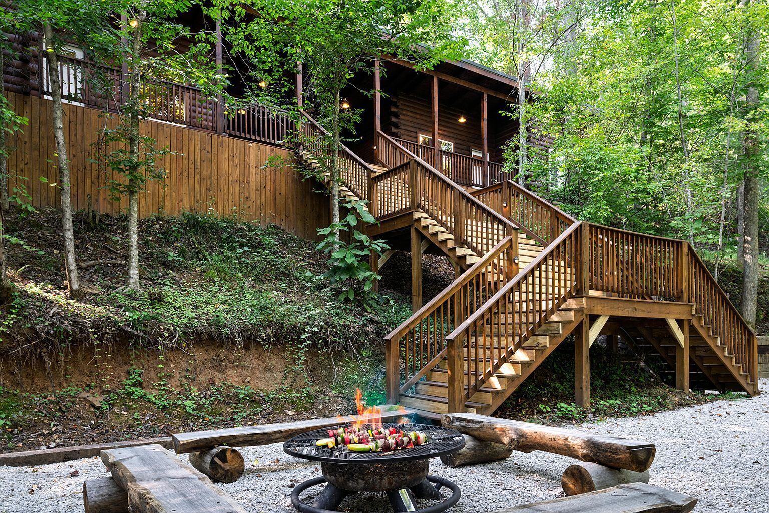 Overnattingsstedets uteområder