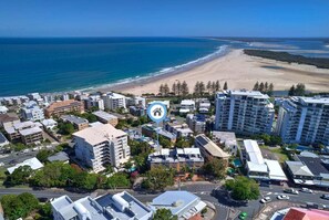 Beach - Oceanview Caloundra Apartment w/ Private Rooftop (Sunshine Coast)