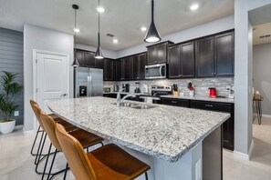 Fridge, microwave, oven, stovetop - 5BR Windsor Island Home w/ Private Pool (Davenport)