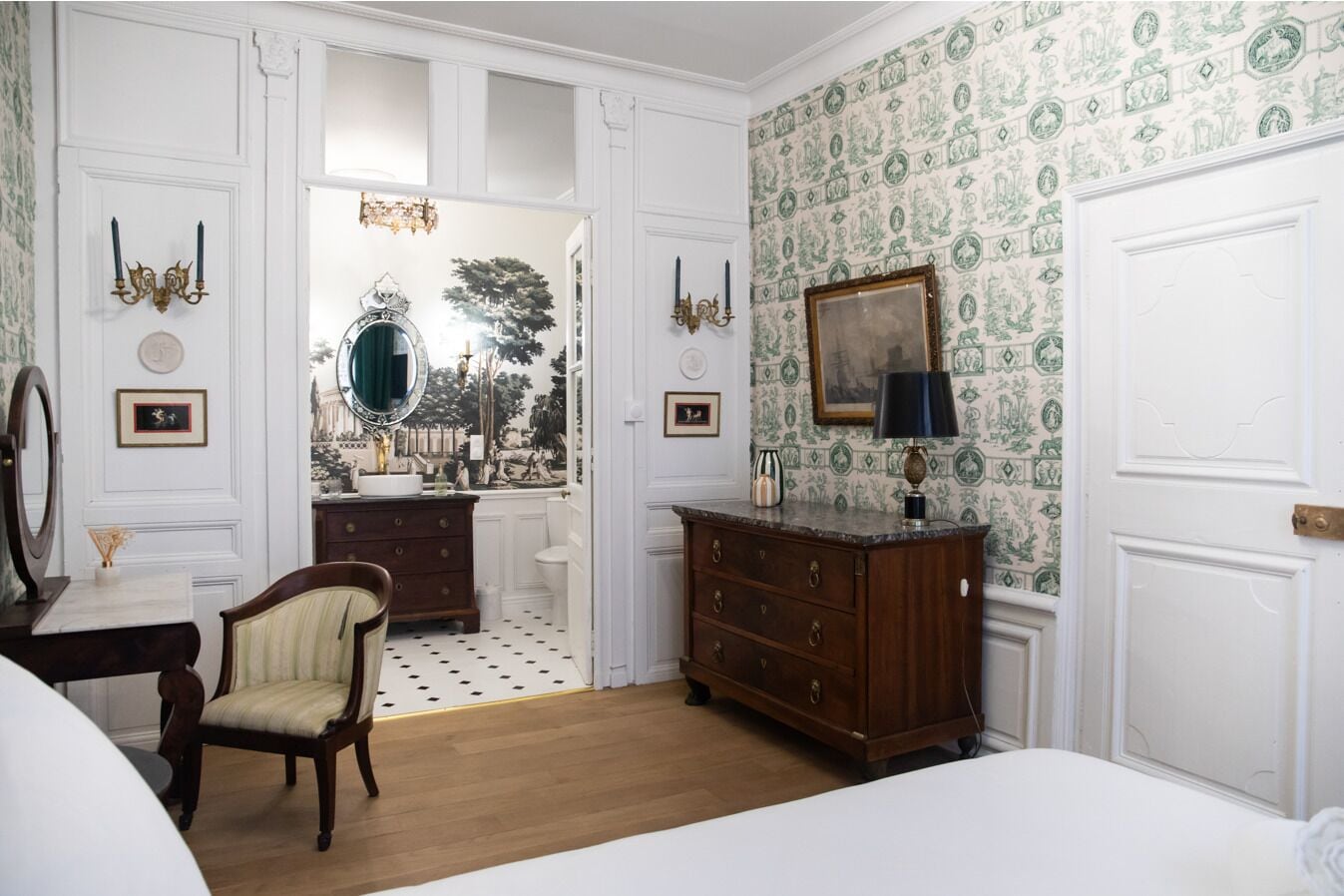Traditional-Doppelzimmer, Blick auf den Innenhof