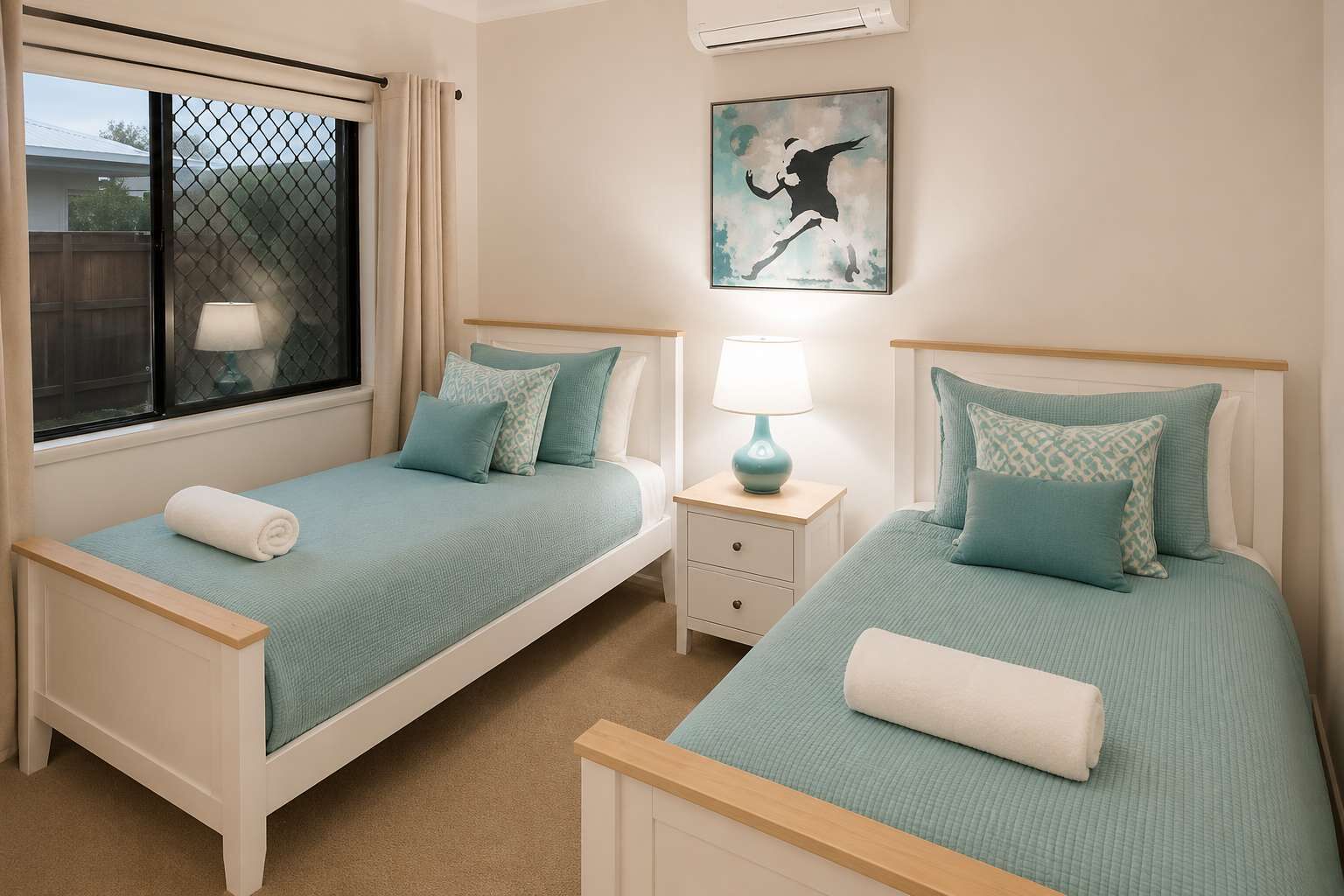 4 bedrooms, iron/ironing board, free WiFi, bed sheets