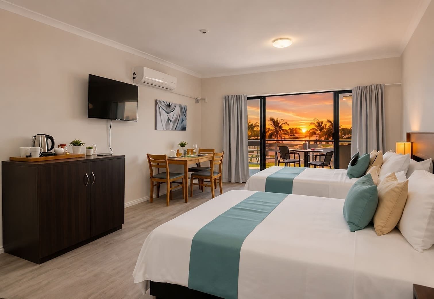 Waterfront Sunset Stay
