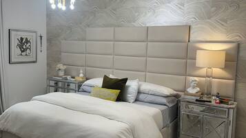 Desk, iron/ironing board, free WiFi, bed sheets