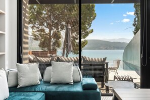 Interior - Luxury new villa with infinity salt pool  and sea view near Lygia beach and port (QPM9+9JR, Lefkada)