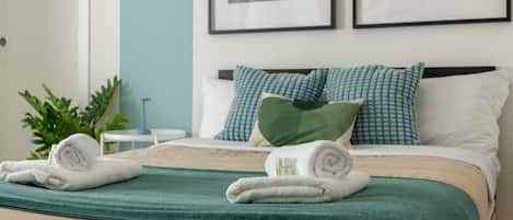 1 bedroom, iron/ironing board, travel cot