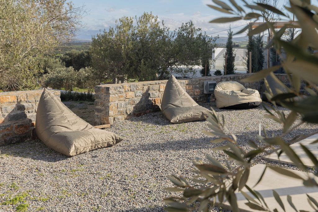 Family Villa, 2 Bedrooms, Private Pool, Sea View | Terrace/patio