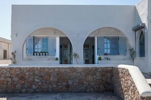 Vista a la playa o el mar