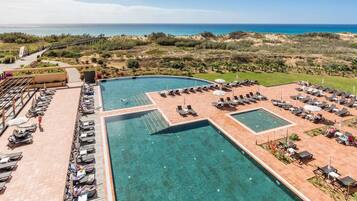 Indoor pool, outdoor pool