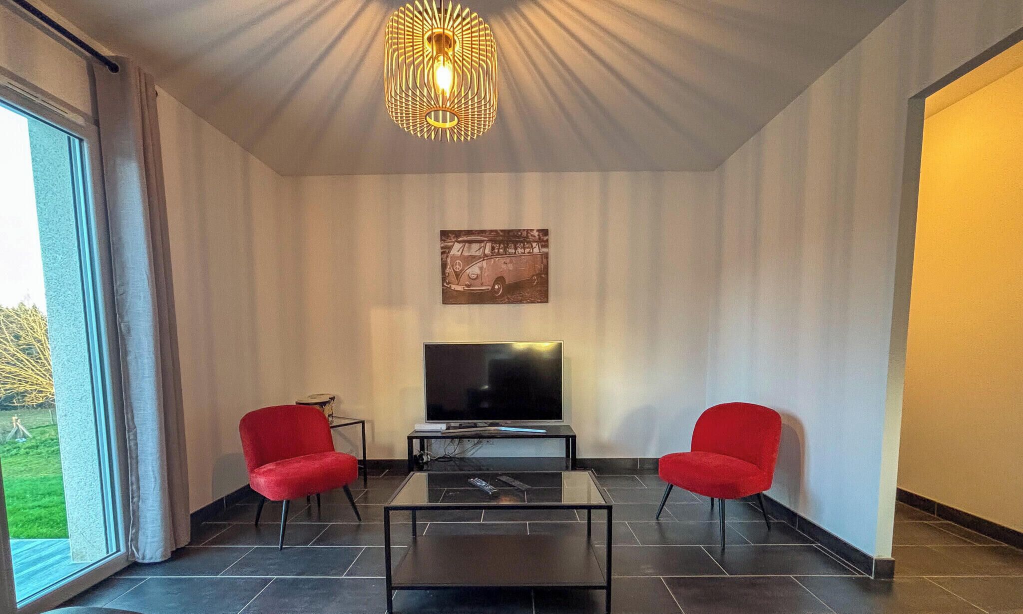 Televisie en een tafeltennistafel